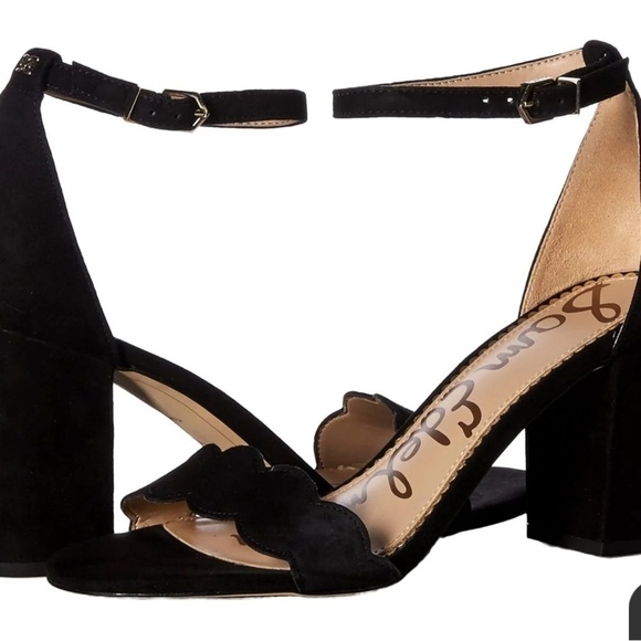 NWT Sam Edelman Black Suede Shoes size 11 - Picture 1 of 4